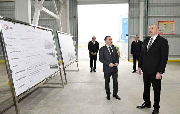 Prezident İlham Əliyev AZWOOL mineral daş yunu zavodunun açılışında iştirak edib