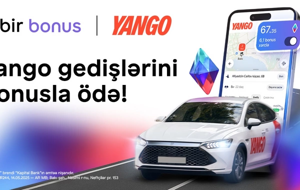 Taksi ödənişlərinizi Bir Bonus-la edin, pulunuz cibinizdə qalsın