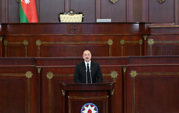 İlham Əliyevin yeddinci çağırış Milli Məclisin ilk iclasında çıxışının TAM MƏTNİ