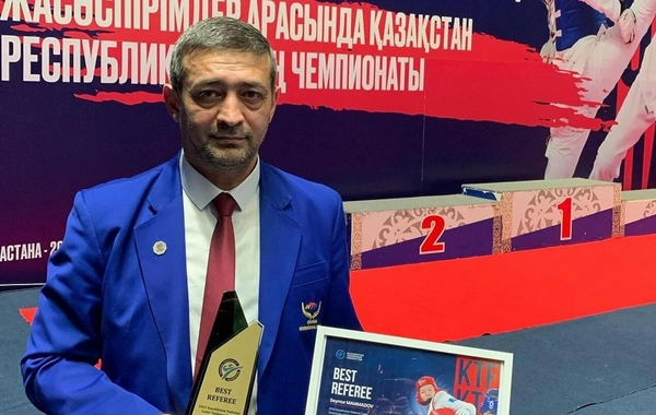 Azərbaycanlı referi Qazaxıstanda ən yaxşı hakim adına layiq görülüb