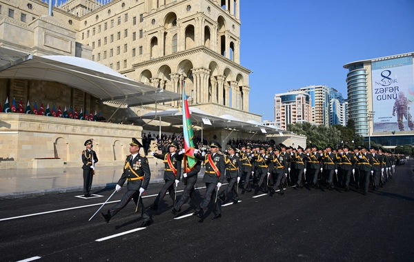 Vətən müharibəsində Qələbənin beşinci ildönümünə həsr olunmuş Hərbi parad keçirilib