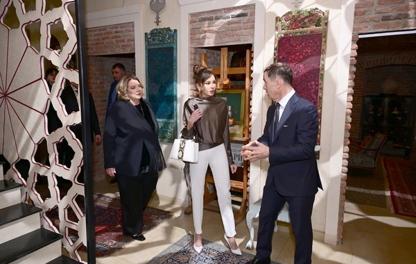 Tbilisidə Mehriban Əliyevanın şərəfinə lanç verilib