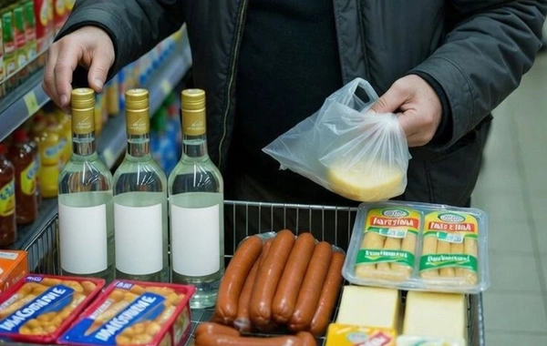 В Баку голодный вор объяснил кражу водки и колбасы желанием "поесть-попить"