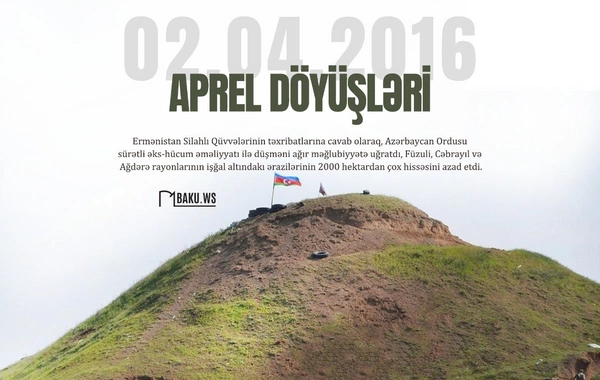 Azərbaycan Ordusunun Aprel qələbəsindən 10 il ötür