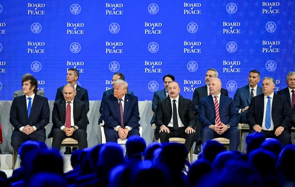 ABŞ Prezidenti Donald Trampın təşəbbüsü ilə yaradılan Sülh Şurası təsis edilib