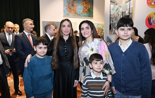 Leyla və Arzu Əliyevalar Tiranada MAMA "Ana təbiət" beynəlxalq incəsənət sərgisinin açılışına qatılıblar