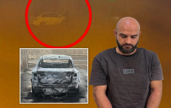 Qaradağda məktəb direktorunun avtomobilini yandırmaqda təqsirləndirilən şəxs həbs edilib