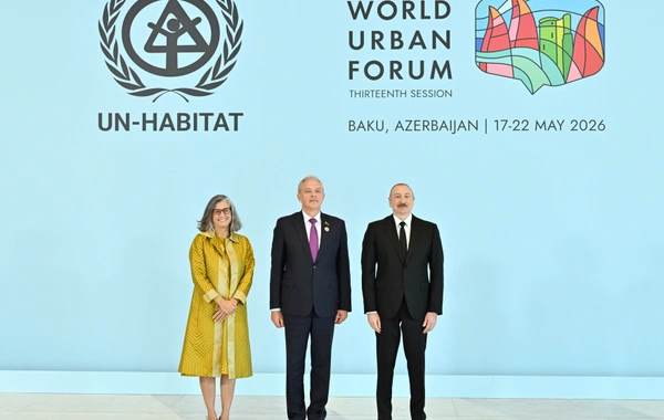 İlham Əliyev Ümumdünya Şəhərsalma Forumunun 13-cü Sessiyasının açılış mərasimində iştirak edir