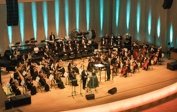 Placido Domingo performed at the Heydar Aliyev Center