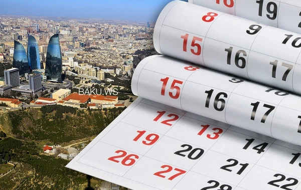 Gələn ay ardıcıl 4 gün iş olmayacaq