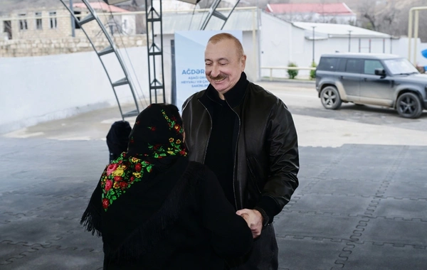 İlham Əliyev Ağdərədə Aşağı Oratağ, Çıldıran, Heyvalı və Çapar kəndlərinin sakinləri ilə görüşüb