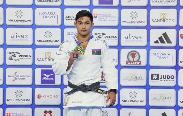 Молодежная сборная Азербайджана по дзюдо заняла первое место на чемпионате Европы