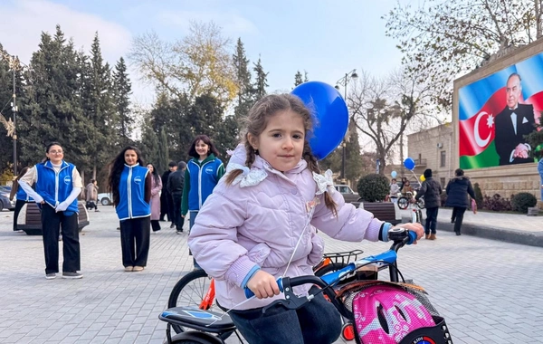 Leyla Əliyevanın təşəbbüsü ilə Yevlax şəhərində uşaqlar üçün Yeni il tədbiri keçirilib