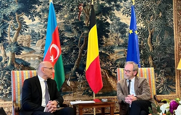 Elçin Əmirbəyov Brüsseldə bir sıra yüksəkvəzifəli şəxslərlə görüşüb