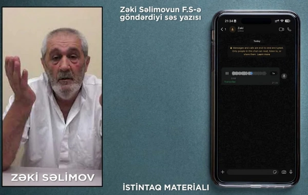 Prezidentin ailəsini şantaj etdiyi üçün saxlanılan şəxsin telefonunda tapılan SƏS YAZISI