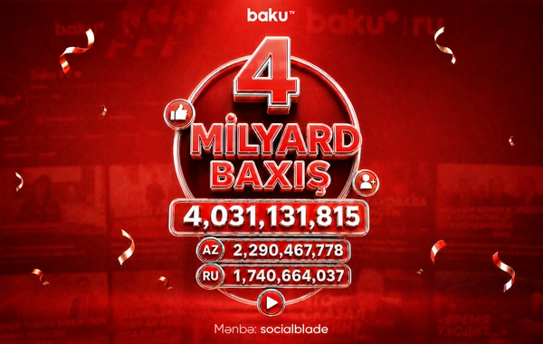 Baku TV-dən 4 milyardlıq rekord!