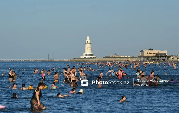 Какой будет температура воды на пляжах Абшерона?
