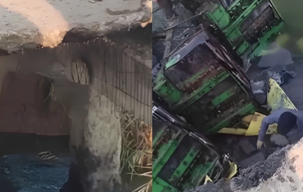 İki ildir təmir edilməyən körpü uçdu, sürücü faciəli şəkildə həlak oldu