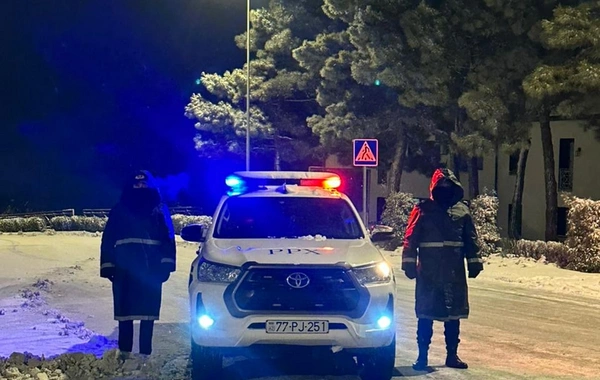 DİN: Dağlıq ərazilərdə, magistrallarda gücləndirilmiş xidmət təşkil olunub