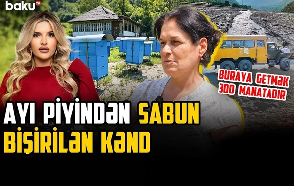 Ayı piyindən sabun bişirilən kənd - Zaqatalanın ən ucqar yaşayış məntəqələrindən birindən REPORTAJ