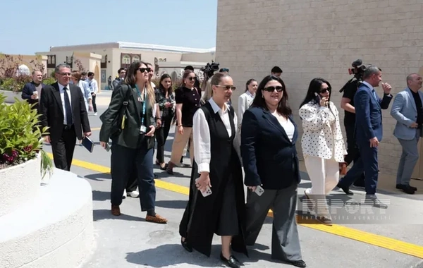 Media nümayəndələri Bakı Olimpiya Stadionunda WUF13-lə bağlı görülən işlərlə tanış olublar