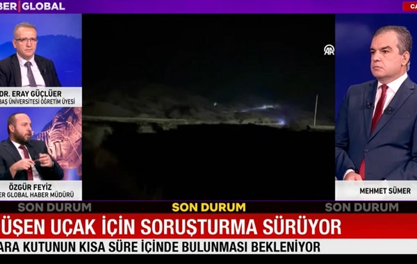 Özgür Feyiz: Təyyarə qəzasına səbəblərdən biri də pərvanənin qopması ola bilər