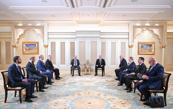 İlham Əliyevlə Nikol Paşinyan arasında görüş bitib