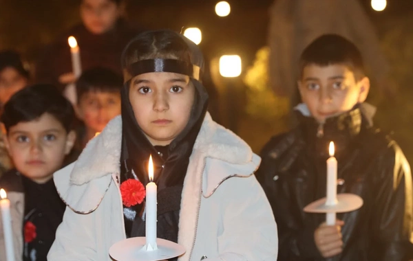 Xocalıda soyqırım qurbanlarının xatirəsinə flaşmob keçirilib