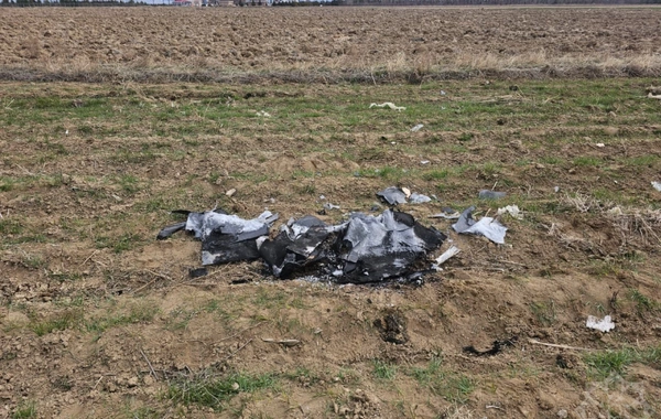 Naxçıvanda məktəb yaxınlığına düşən dronun qalıqları