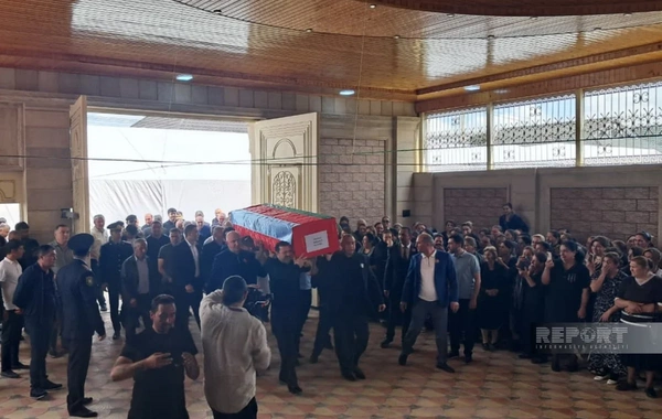 Bərdədə I Qarabağ müharibəsinin itkin-şəhidi Rəşadət Piriyevlə vida mərasimi keçirilib
