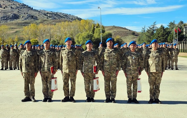 Türkiyədə Azərbaycan hərbçilərinin iştirakı ilə keçirilən kurs başa çatıb