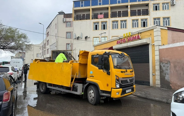 BŞİH: Bakıda intensiv yağışlar fəsadlar törədib, qurumlar gücləndirilmiş rejimdə işləyir