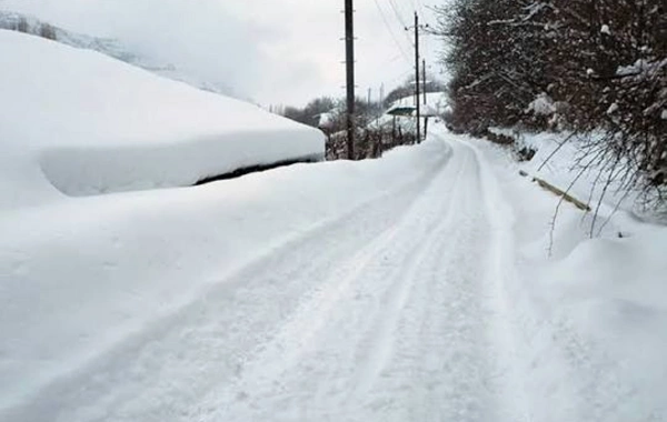Naxçıvanda qar örtüyünün hündürlüyü 54 santimetrə çatıb
