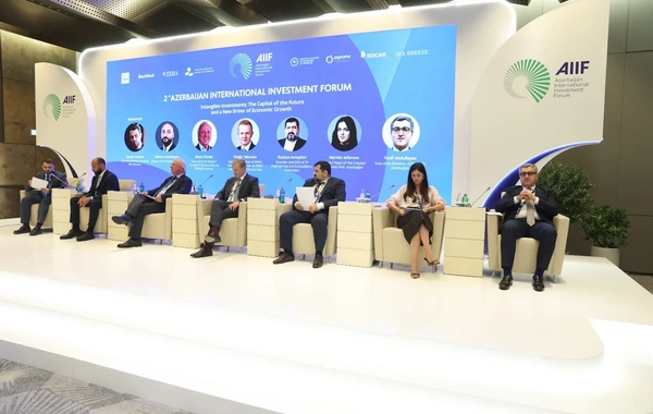 AIIF 2026-da qeyri-maddi investisiyaların iqtisadi artımda rolu müzakirə olunub