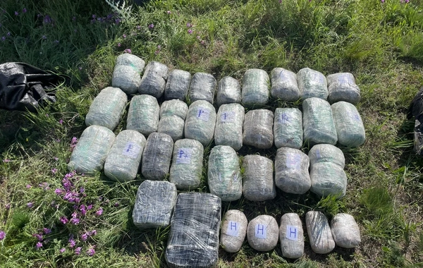 İrandan Azərbaycana 32 kq narkotik keçirilməsinin qarşısı alınıb