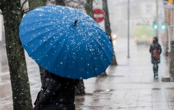 Rain and snow precipitation is expected on Saturday