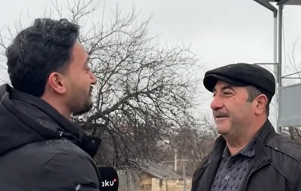 Ağdərəyə qayıdan sakin: Ata-baba yurdumu görmək mənə çox xoş oldu