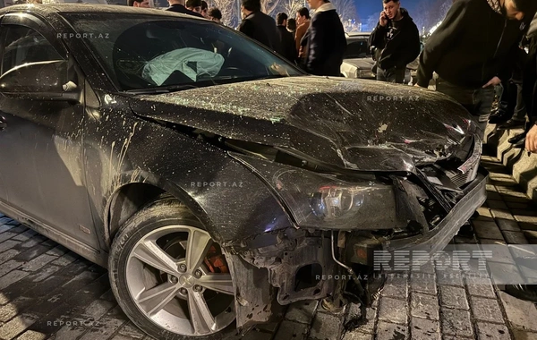 Gəncədə zəncirvari yol qəzasında üç nəfər yaralanıb