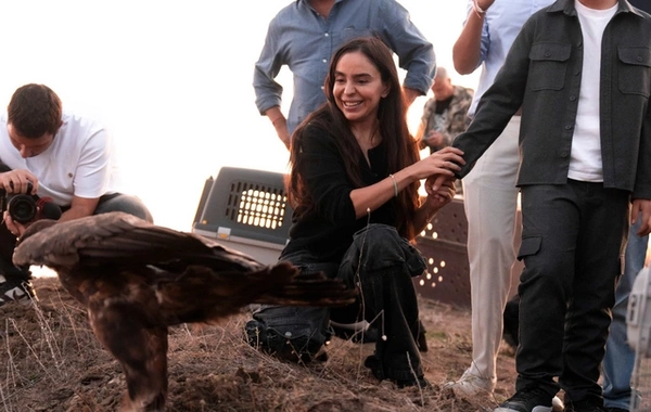 Leyla Əliyeva və Arzu Əliyeva Qaxda Axar-Baxar Milli Parkının açılış mərasimində iştirak ediblər Leyla Əliyeva və Arzu Əliyeva Qaxda Axar-Baxar Milli Parkının açılış mərasimində iştirak ediblər