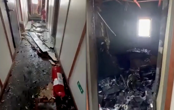 Odessada PUA hücumuna məruz qalan azərbaycanlıların olduğu gəmidən GÖRÜNTÜLƏR