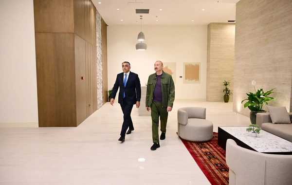 Prezident İlham Əliyev "Xankəndi" hotelinin açılışında iştirak edib