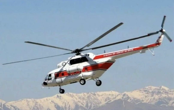 İranda helikopter qəzaya uğrayıb