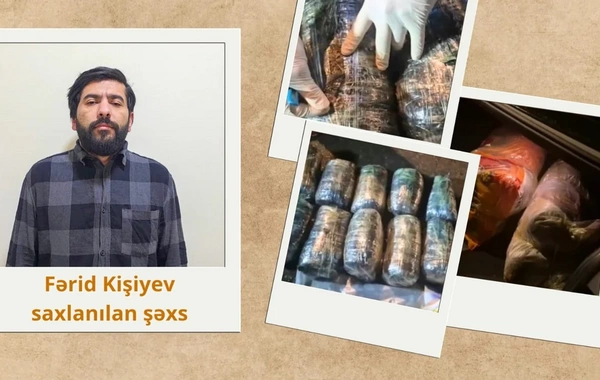 Lənkərandan Bakıya narkotik daşımaq istəyən şəxs SAXLANILDI