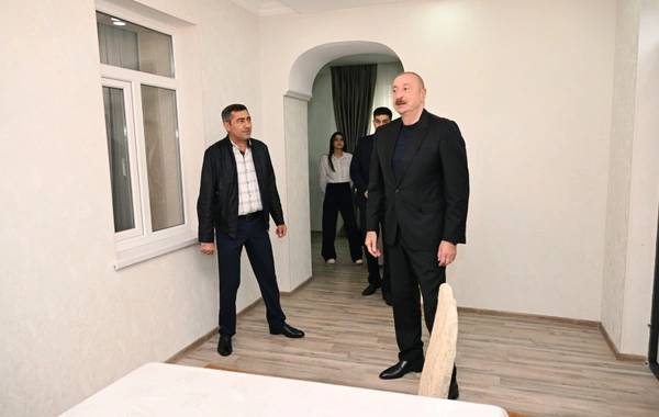 Prezident İlham Əliyev Xocavənd rayonunun Hadrut qəsəbəsində olub