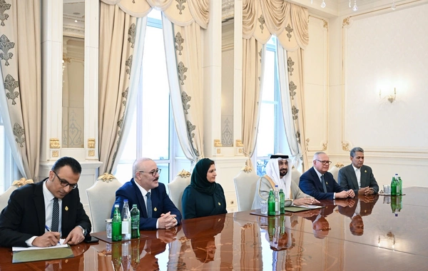 İlham Əliyev Ərəb Parlamentinin prezidentinin başçılıq etdiyi nümayəndə heyətini qəbul edib