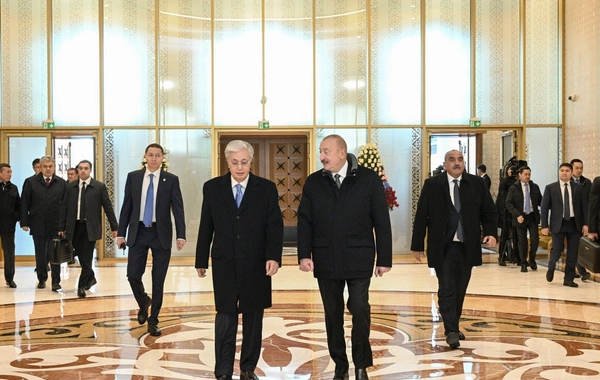Azərbaycan Prezidenti İlham Əliyev Qazaxıstanda dövlət səfərindədir
