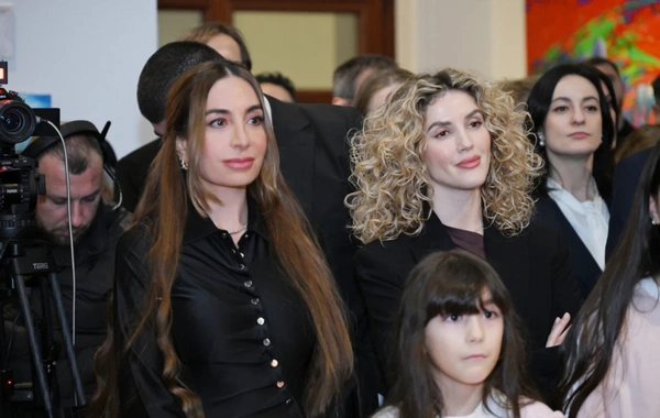 Leyla və Arzu Əliyevalar Tiranada MAMA "Ana təbiət" beynəlxalq incəsənət sərgisinin açılışına qatılıblar