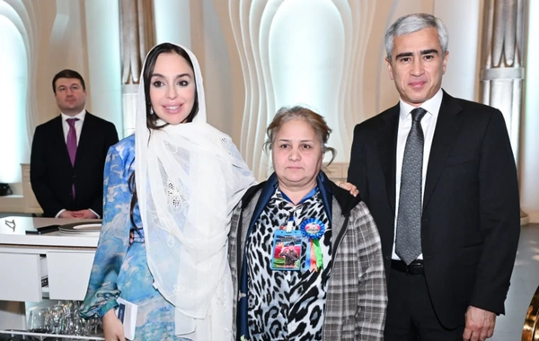 Leyla Əliyeva şəhid ailələri ilə birlikdə iftar süfrəsində iştirak edib