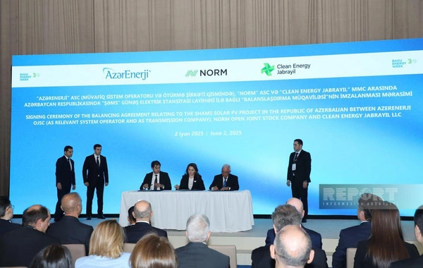 Bakı Enerji Həftəsində yaşıl enerji üzrə əməkdaşlıq sənədləri imzalanıb