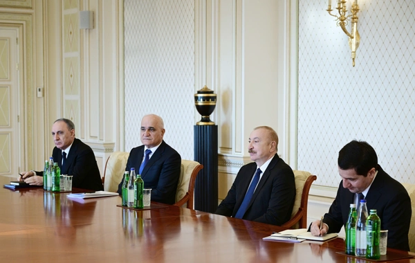 Azərbaycan Prezidenti İlham Əliyev Rusiya Hökuməti Sədrinin müavinini qəbul edib